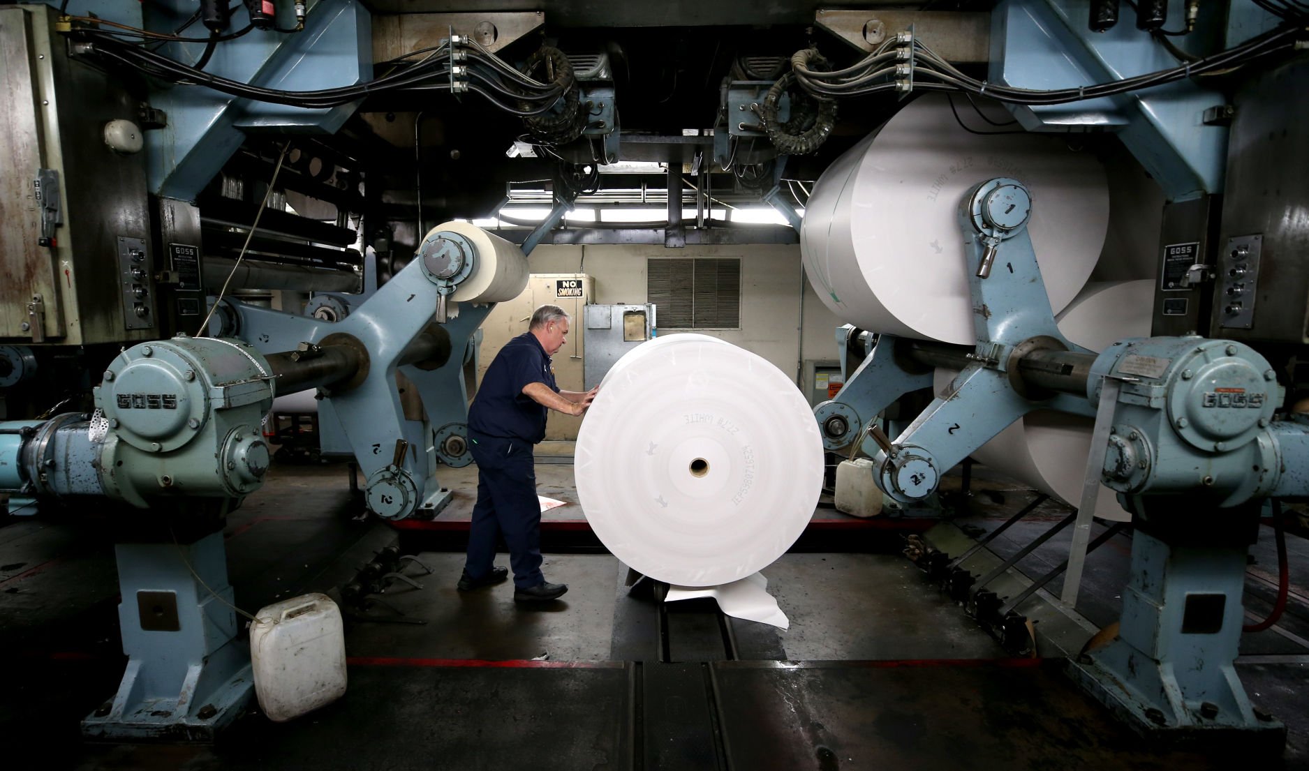 Printing press for Tucson Newspapers